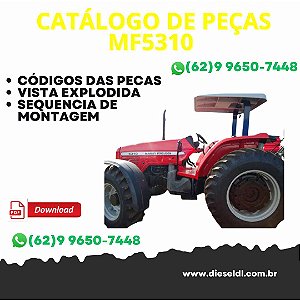 CATÁLOGO DE PEÇAS TRATOR MF5310  MASSEY FERGUSON