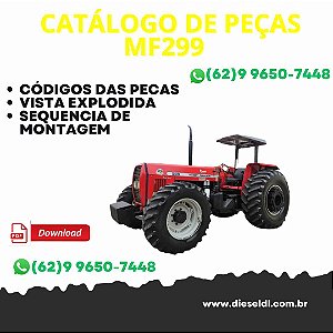 CATÁLOGO DE PEÇAS TRATOR MF299  MASSEY FERGUSON