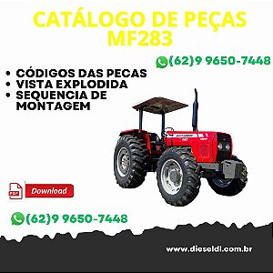 CATÁLOGO DE PEÇAS TRATOR MF283 MASSEY FERGUSON