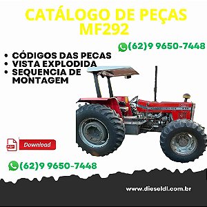 CATÁLOGO DE PEÇAS TRATOR MF292  MASSEY FERGUSON