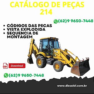 CATALOGO DE PEÇAS RETROESCAVADEIRA 5CX 214 215 217 / 214E 3C PLUS  JCB
