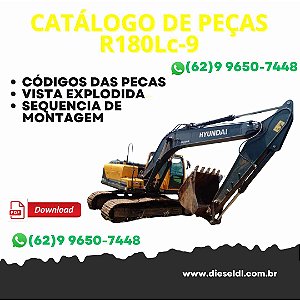 CATÁLOGO DE PEÇAS  ESCAVADEIRA R180Lc-9  HYUNDAI