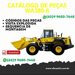 CATÁLOGO DE PEÇAS  CARREGADEIRA WA380-6 KOMATSU