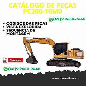 CATÁLOGO DE PEÇAS  ESCAVADEIRA PC200-10M0 KOMATSU