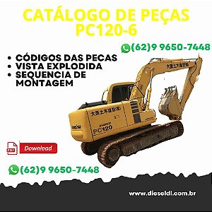 CATÁLOGO DE PEÇAS ESCAVADEIRA PC120-6 KOMATSU