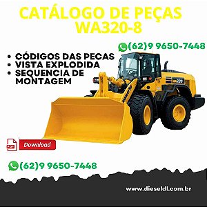 CATÁLOGO DE PEÇA  CARREGADEIRA WA320-8  KOMATSU
