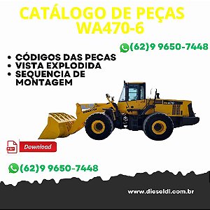CATÁLOGO DE PEÇA   CARREGADEIRA WA470-6  KOMATSU