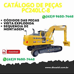 CATÁLOGO DE PEÇAS  ESCAVADEIRA PC240LC-8 KOMATSU