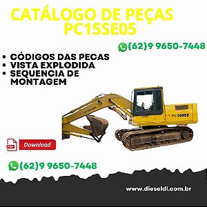 CATÁLOGO DE PEÇAS ESCAVADEIRA PC150SE5 KOMATSU