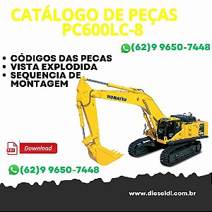 CATÁLOGO DE PEÇAS ESCAVADEIRA PC600LC-8 KOMATSU