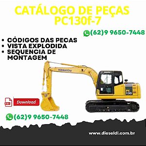 CATÁLOGO DE PEÇAS ESCAVADEIRA PC130F-7  KOMATSU