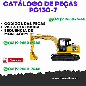 CATÁLOGO DE PEÇAS ESCAVADEIRA Pc130-7 KOMATSU