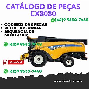 CATALOGO DE PEÇAS  COLHEITADEIRA CX8080 NEW HOLLAND