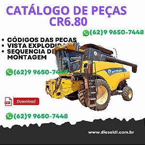 CATALOGO DE PEÇAS COLHEITADEIRA PES CR6.80  NEW HOLLAND