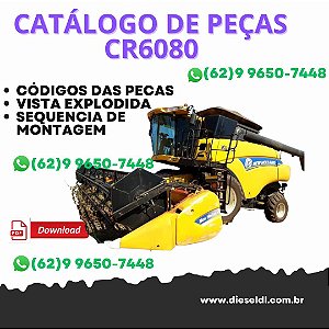 CATALOGO DE PEÇAS COLHEITADEIRA  CR6080 NEW HOLLAND