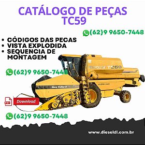 CATALOGO DE PEÇAS COLHEITADEIRA TC59 NEW HOLLAND