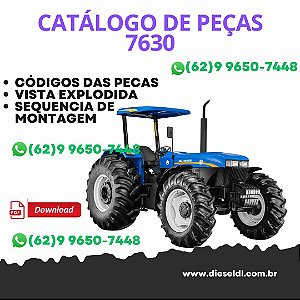 CATALOGO DE PEÇAS TRATOR Série 30 - 4630 5030 5630 6630 7630 7830 8030 NEW HOLLAND