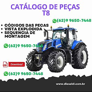 CATALOGO DE PEÇAS TRATORES SERIE T8 HOLLAND