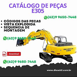 CATÁLOGO DE PEÇAS ESCAVADEIRA E305 SERIE 3 NEW HOLLAND