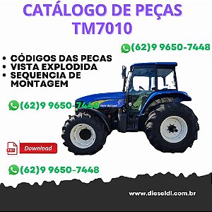 CATÁLOGO DE PEÇAS TRATORES TM7010 TM7020 TM7030 TM7040  2008 NEW HOLLAND