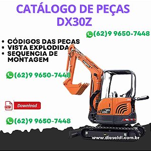 CATÁLOGO DE PEÇAS  ESCAVADEIRA DX30Z  DOOSAN