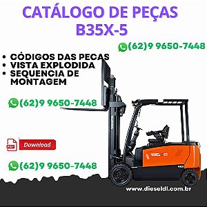 CATÁLOGO DE PEÇAS EMPILHADEIRAS B22X-5 B25X-5 B30X-5 B35X-5 DOOSAN