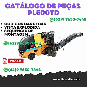 CATALOGO DE PEÇAS  FRESADORA COMPACTAP PL500TD DYNAPAC