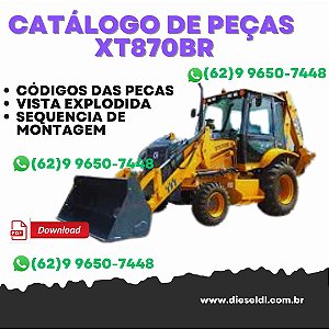 CATÁLOGO DE PEÇAS RETROESCAVADEIRA XT870BR   XCMG