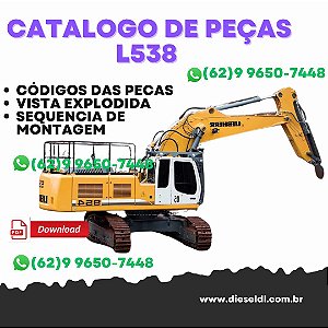 CATALOGO DE PEÇAS  ESCAVADEIRA R954 LIEBHERR