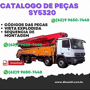 CATÁLOGO DE PEÇAS BOMBA DE CONCRETO SY5320 SANY
