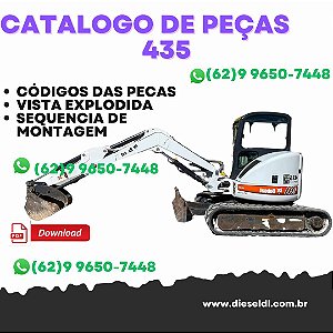 CATALOGO DE PEÇAS MINI ESCAVADEIRA 435 BOBCAT
