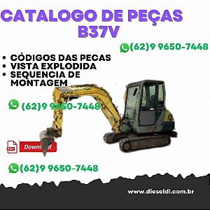 MANUAL DE SERVIÇO B37V MINI ESCAVADEIRA  YANMAR