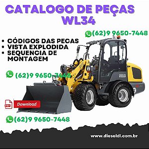 CATALOGO DE PEÇAS  CARREGADEIRA WL34 WACKER NEUSON