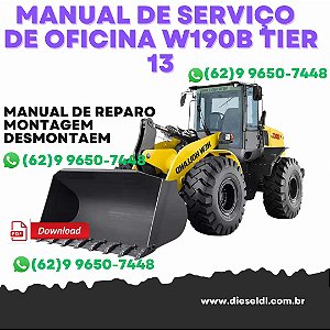 MANUAL DE SERVIÇO DE OFICINA  CARREGADEIRA W190B TIER 3 NEW HOLLAND