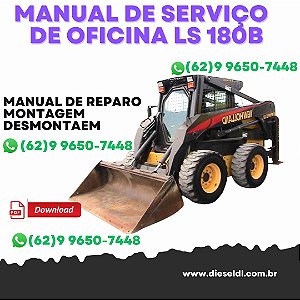 MANUAL DE SERVIÇO  DE OFICINA  MINI CARREGADEIRASLS180B LS185B LS190B LT185B LT190B NEW HOLLAND