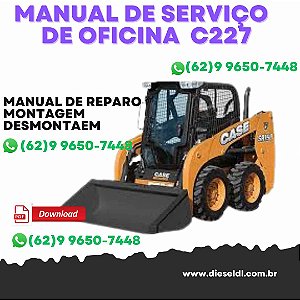 MANUAL DE SERVIÇO  DE OFICINA  MINI CARREGADEIRAS C227 C232 C238 L213 L215 L218 L220 L223 L225 NEW HOLLAND