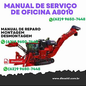 MANUAL DE SERVIÇO DE OFICINA CÓDIGOS DE FALHAS COLHEDORAS A8010 A8810 CASE IH
