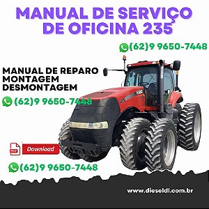 MANUAL DE SERVIÇO DE OFICINA CÓDIGO DE FALHAS TRATORES MAGNUM 235 260 290 315 340  CASE