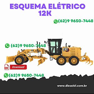 EQUEMA ELÉTRICO MOTONIVELADORAS 120K 140K 160K 12K  CAT