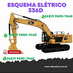 ESQUEMA ELÉTRICO 330D 336D ESCAVADEIRAS CAT