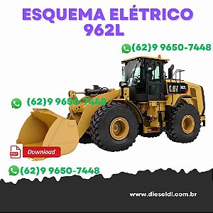 ESQUEMA ELÉTRICO  CARREGADEIRA 950L 962L CAT