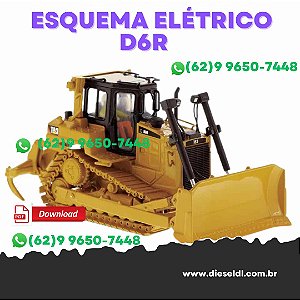 ESQUEMA ELÉTRICO  TRATOR ESTEIRAS D6R CAT