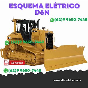 ESQUEMA ELÉTRICO  TRATOR ESTEIRAS D6N CAT
