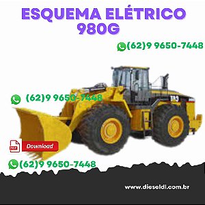 ESQUEMA ELÉTRICO  CARREGADEIRA 980G CAT