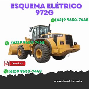 ESQUEMA ELÉTRICO CARREGADEIRA 966G 972G  CAT