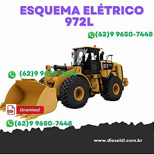 ESQUEMA ELÉTRICO  CARREGADEIRA 966L 972L CAT