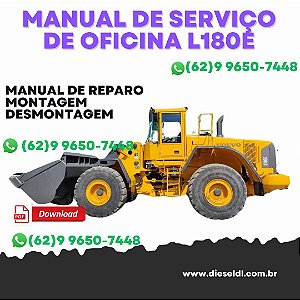 MANUAL DE SERVIÇO  DE OFICINA  CARREGADEIRA L180E VOLVO
