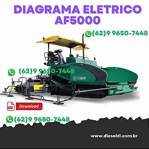 DIAGRAMA ELÉTRICO VIBRO ACABADORA AF5000 CIBER