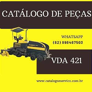 CATÁLOGO DE PEÇAS  VIBRO ACABADORA VDA421 MAX BOMAG