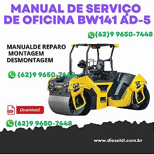MANUAL DE SERVIÇO DE OFICINA  ROLO COMPACTADOR  BW141 AD-5 BOMAG